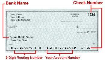 Where is Routing Number on Chase check